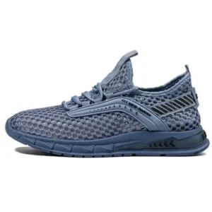 Petdrik Men Casual Breathable Hollow Mesh Soft Sole Sports Shoes