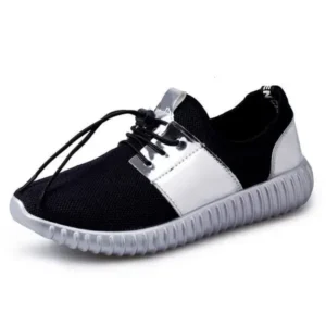 Petdrik Men Casual Color Matching Mesh Breathable Wear-Resistant Sports Shoes