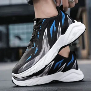 Petdrik Men Fashion Color Matching Breathable Running Sneakers