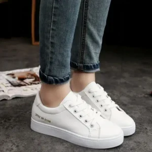 Petdrik Summer Women Fashion Casual Solid Color Thick-Soled Canvas Sneakers