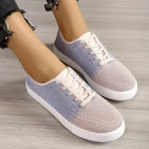 Petdrik Summer Women Fashion Casual Fly-Woven Mesh Breathable Sneakers