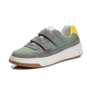 Petdrik Women Casual Colorblock Platform Velcro Sneakers